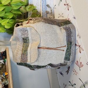 Patchwork Backpack with Vintage Chaps logo